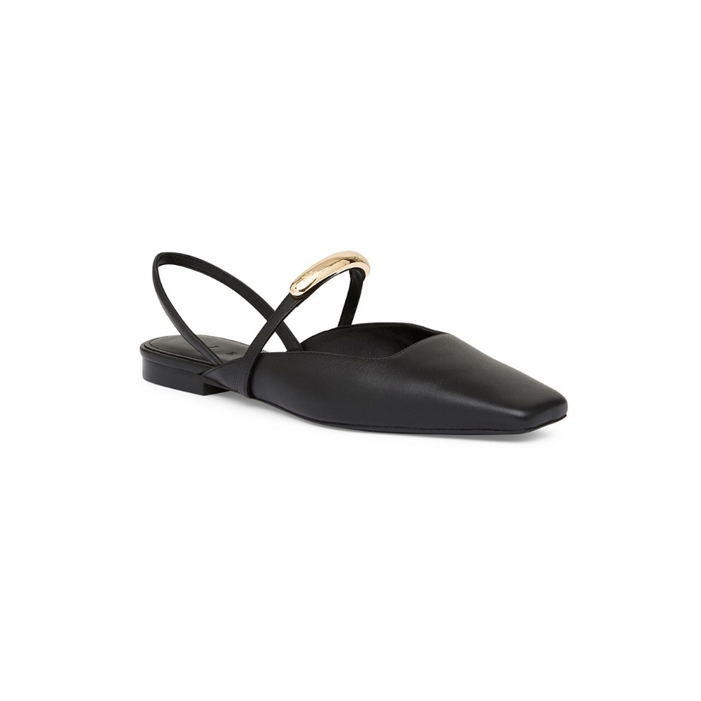 AJE Leather Black Slingback Flats NWT Sz 9